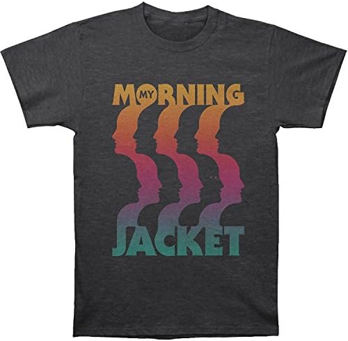 My Morning Jacket Men's Face Sequence Slim Fit T-shirt Large Coal