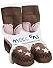 Mocc Ons Clever Little Slipper Socks That Keep Toes Warm! Cowboy Pink 6-12M