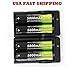 4X 5800mAh Li-ion 18650 3.7V Rechargeable Battery + 2X Smart Charger TOKEYLA Ship From USA