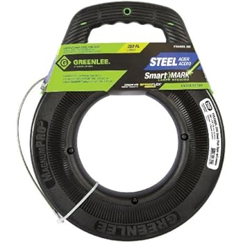 Greenlee, FTS438DL-250, Fish Tape, 1/8 In x 250 ft, Steel