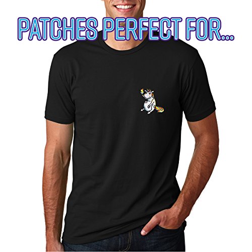 Pot Smoking Pals Mystical High Unicorn - Iron on Embroidered Patch Applique