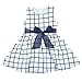 Itaar Cute Baby Toddler Girl Kids Cotton Top Bowknot Plaid Dress Outfit Clothes 18-24 Months