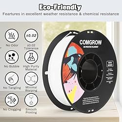 Comgrow PETG 3D Printer Filament 1.75mm, High