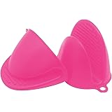 KUFUNG Silicone Cooking Pinch Grips Oven Mitts, Finger Protector Pot Holder for Kitchen,Cooking,Baking,BBQ - Heat Resistant G