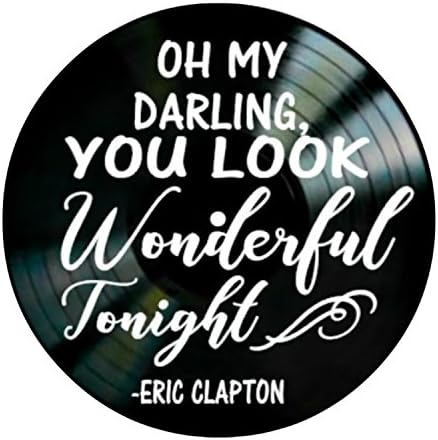 You Look Wonderful song lyrics by Eric Clapton on a Vinyl Record Album Valentine Gift