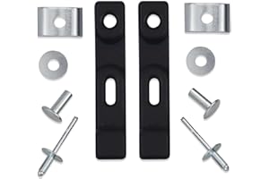 AMTHKNO M72426 Rubber Hopper Latch Strap Equipment Latch Kit, Compatible with John-Deere Mower D100 E100 F910 G100 L100 X125 Z245, Replace AM100842, M87990 Model. (M72426 Kit)