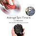 SENQIAO EDC Spinner Fidget Hand Spinner Toy - Ultra Durable Build, with BSi3N4 Hybrid Ceramic Bearings (Black)