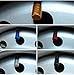 Godeson Blue Aluminum Car Truck Motocycle Bike Tyre American Air Valve Caps Tire Valve Cap Car Knurling Style Airtight –Set of 4pcs