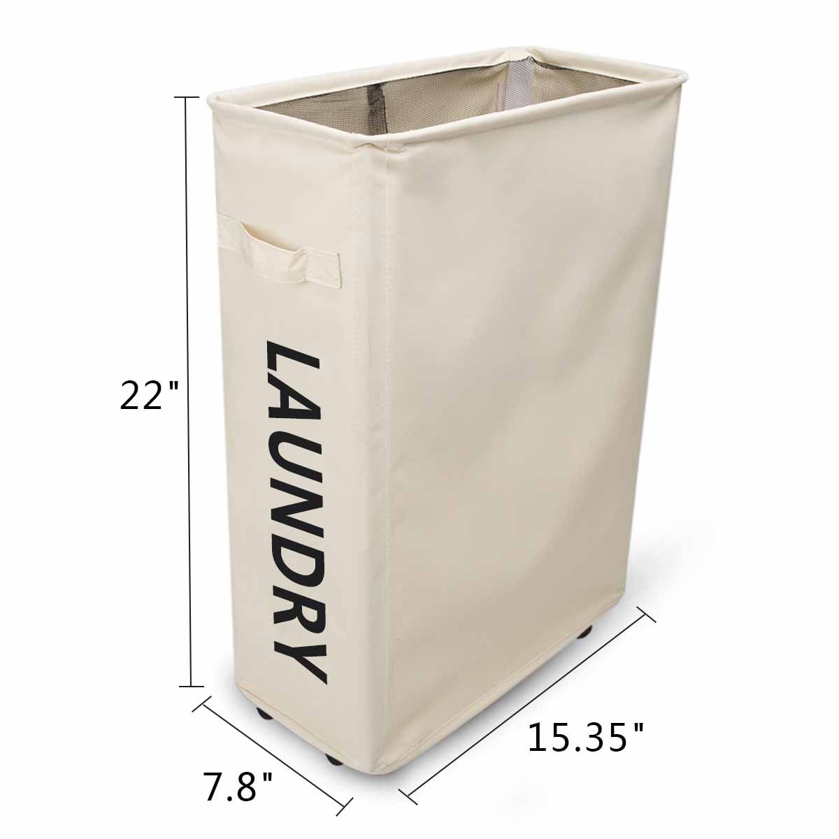 Panier a Linge Pliable Slim Porte-bagages à Mailles Sac à Linge Corbeilles à Linge Ensemble Oxford