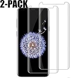 Samsung Galaxy S9 Screen Protector, [Easy to Install][HD - Clear][Case Friendly][Anti-Fingerprint] Premium Tempered Glass Screen Protector for Samsung Galaxy S9 ¡­ 2 Pack