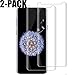 Samsung Galaxy S9 Screen Protector, [Easy to Install][HD - Clear][Case Friendly][Anti-Fingerprint] Premium Tempered Glass Screen Protector for Samsung Galaxy S9 … 2 Pack