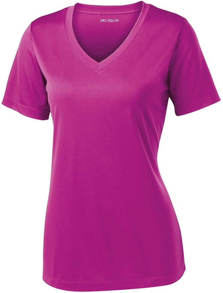 Joe's USA Women's Short Sleeve Moisture Wicking Athletic Shirts Sizes XS-4XL: Clothing