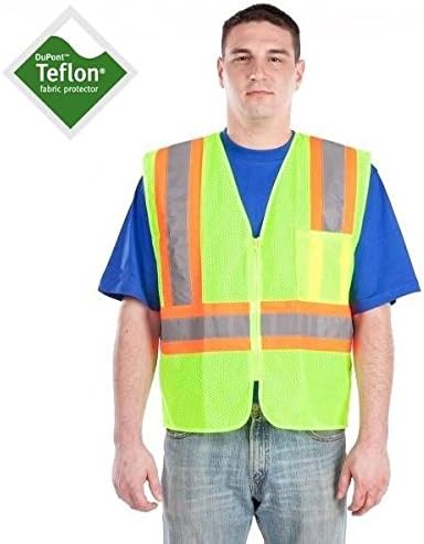 OLD TOLEDO Utility Pro UHV315 High-Visibility Mesh Vest - Orange - Large