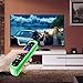 Fintie Case for Roku Ultra 4661 (2018)/ Ultra 4660 (2017), Roku 1/2/ 3/4 Remote Controller- Casebot (Honey Comb Series) Light Weight (Anti Slip) Shockproof Silicone Cover, Green Glow