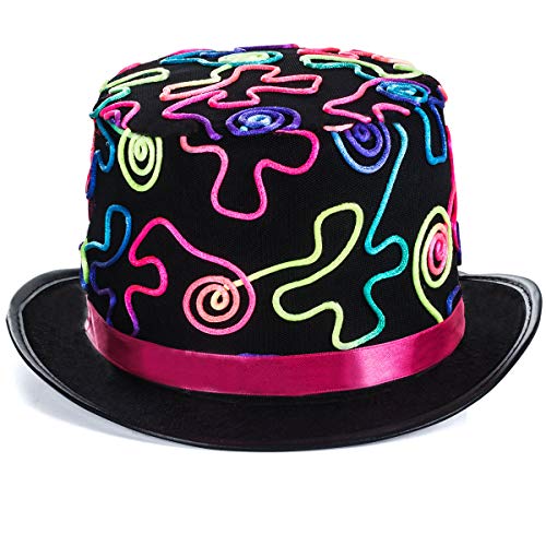 Tigerdoe-Clown-Hat-Colorful-Top-Hat-Novelty-Hats-Funny-Top-Hats-Costume-Hat-Wacky-Hats