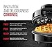 Chefman Perfect Pour Volcano Belgian Waffle Maker ®, Round Electric Waffle Iron, Easy Use, No Overflow Design - FREE Measuring Cup & Pour Spout, Silver/Black