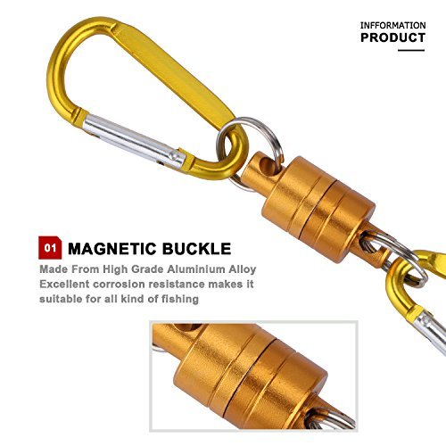 Yogayet Magnetic Net Release Holder for Fly Fishing 6.6lb