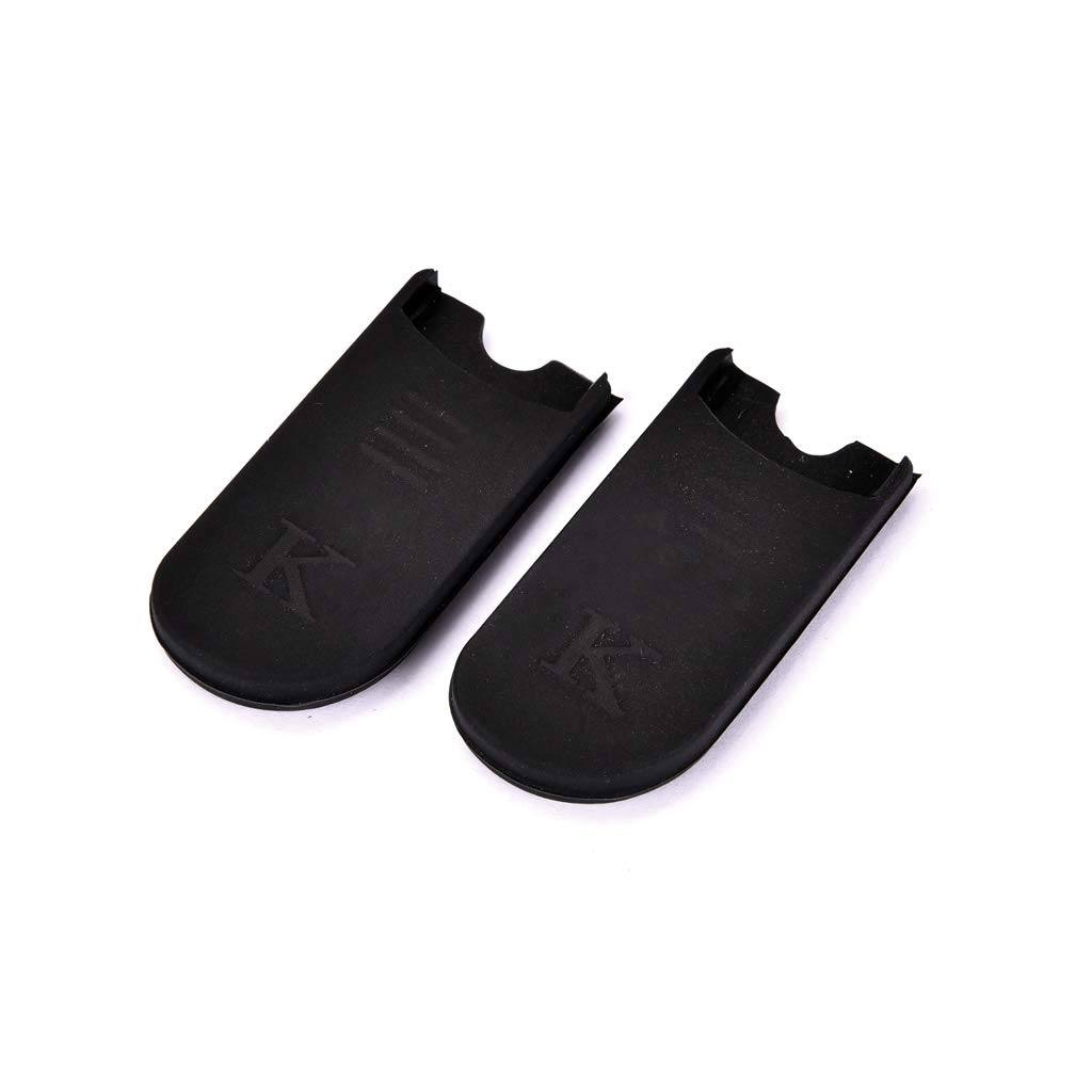 Alnicov Sax Thumb Hook, 2PCS, Black, Rubber, With Saver Cushion Pad, For Alto, Tenor, Soprano Saxophone