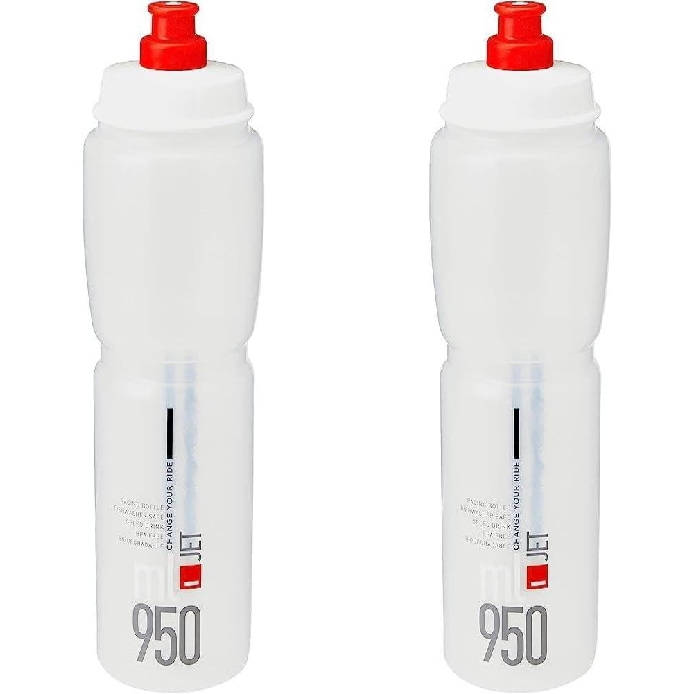 Elite Jet Biodegradable clear red logo 950 ml (Pack of 2)