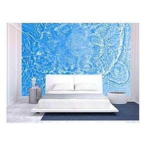 Fresh Water Background - Removable Wall Mural | Self-Adhesive Large Wallpaper - 66x96 inches