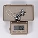 Jesming Long Vintage Butterfly Earrings For Women Fashion Jewelry Antiuqe Silver Plated Black Enameled Gothic Skull Punk Earring (Color: Black)