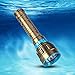 Diving Flashlight Torch Lamp 18000Lm 9x XM-L2 Scuba Dive Diving LED Flashlight Torch 100m Underwater Waterproof Submarine Light Fishing Handheld Torch(Battery Not Include)