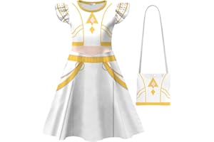 Girls Rumi Zoey Mira Stage Performance Dress Costume,Kids Demon Hunters Dress Up Outfit for Halloween