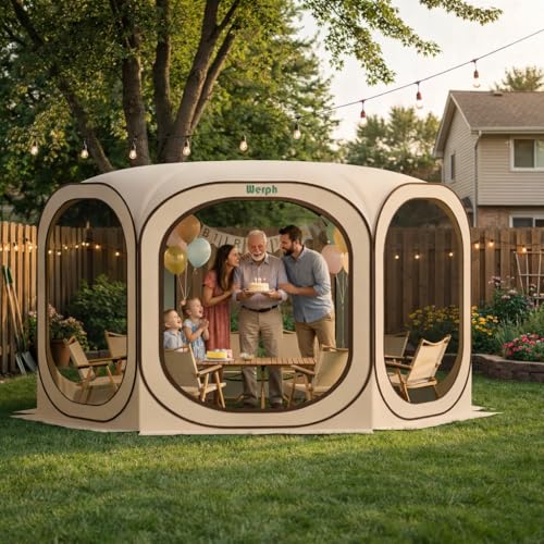 Werph 12x12 Pop Up Screen Tent Review: Instant Mosquito-Free Gazebo image 19
