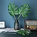 72 Pcs 6 Kinds Artificial Palm Leaves with Faux Monstera Leaves, Stems Tropical Plant, Simulation Safari Leaves for Hawaiian Luau Party, Jungle Beach Theme Decorations for Table Decoration Accessories
