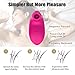 Rabbit G-spot Clitoral Sucking Vibrator for clit nipple stimulation, Treediride Rechargeable Silicone Vagina Anal Mini Sucker Waterproof Licking Tongue Vibrators Sex Toy with 10 Modes for Women Couple