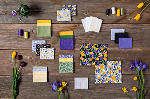 Connecting Threads Print Collection Precut Quilting Fabric Bundle 10" Squares (Regelia) - Thumbnail 6