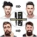 COOLKESI Ionic Beard Straightener for Men, Anti-Scald Hair Straightening Brush with Fast Heating, Portable Ceramic Heat Brush Comb for Home or Travel, Electric Dual Voltage & Adjustable Temperature