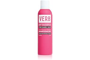 VERB Dry Shampoo Dark – Refresh, Absorb Oils + Extends Styles - Refreshing Dry Shampoo Spray for Dark Tones - Vegan, No Parabens or Harmful Sulfates