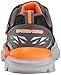Skechers Kids Boys' Electronz-Blazar Sneaker,Black/Charcoal/Orange,13.5 M US Little Kid