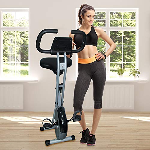 ATIVAFIT Indoor Cycling Bike Folding Upright Bike Stationary