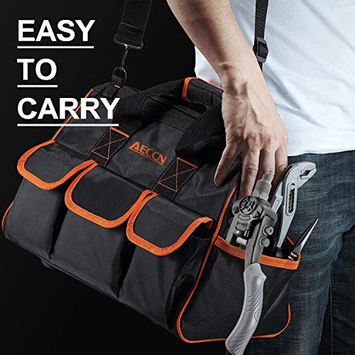 AECCN Rivet Gun - 10.5'' Heavy Duty Hand Riveter Gun Kit with 5 Interchangable Color-Coded Heads | 5 in 1 Pop Rivet Gun with 50-Piece Rivets | FO-6001C