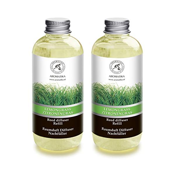 Lemongrass Diffuser Refill 34 Fl Oz (2x17 Fl Oz) Fresh & Long Lasting