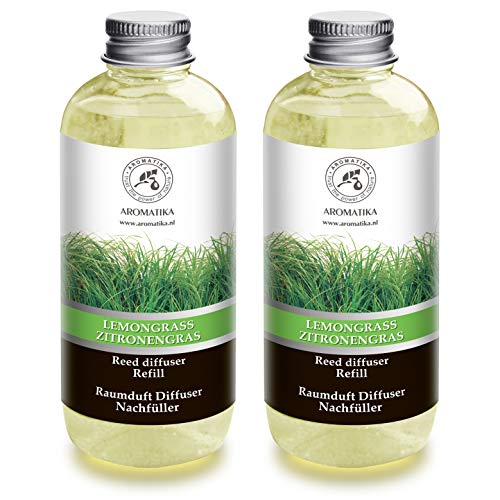 Lemongrass Diffuser Refill 34 Fl Oz (2x17 Fl Oz) Fresh & Long Lasting