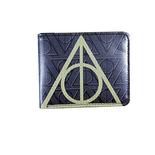 Harry Potter Deathly Hallows Symbol Bi-fold Men's/Boys Wallet with Gift Box
