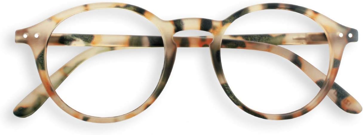IZIPIZILetmeSee #D Light Tortoise Reading Glasses Unisex Adult