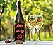 Glass Artist Wine Glass Markers - Pack of 8 with Stencils, Metallic Markers, Glass Charms, Erasable, Safe - Wine Accessories