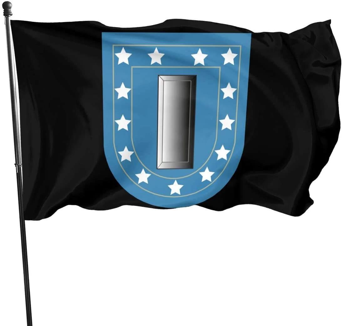 Jeewly Bandera del jardín Army 1st Lientenant Flash Rank 1LT Yard Flags