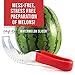 Latest 3-IN-1 Watermelon Slicer Knife - Slice, Core and Serve Effortlessly With Our Ultra Sharp Stainless Steel Blades - Best Rated Watermelon Cutter