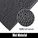 TREETONE Chenille Bath Mat Bathroom Rugs,21x24 Inchs U-Shape Contoured Toilet Mat, Machine Wash,Soft, Non Slip,Water Absorbent Plush Rugs for Tub Shower & Bath Room - Charcoal Gray