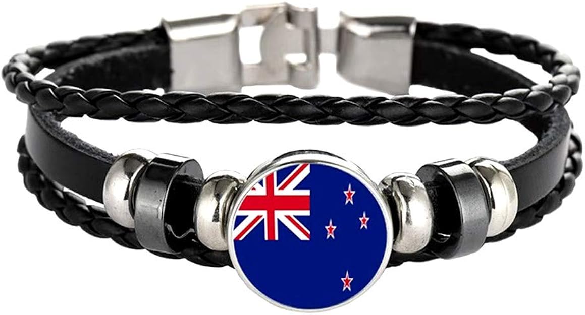 Flag Style New Zealand Handmade Bracelet Travel Souvenir Gift Fashion