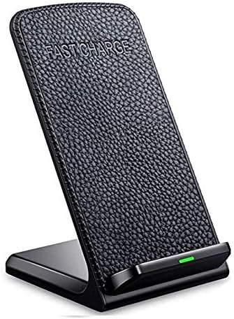 Iproximo QI Certified 7.5W & 10W Fast Wireless Charger for iPhone X XS Max XR, iPhone 8 & 8 Plus, Samsung Note 9 Note 8 & Galaxy S Series Pixel 3 LG G7 V30 and Other Qi Enabled Devices. (Black)