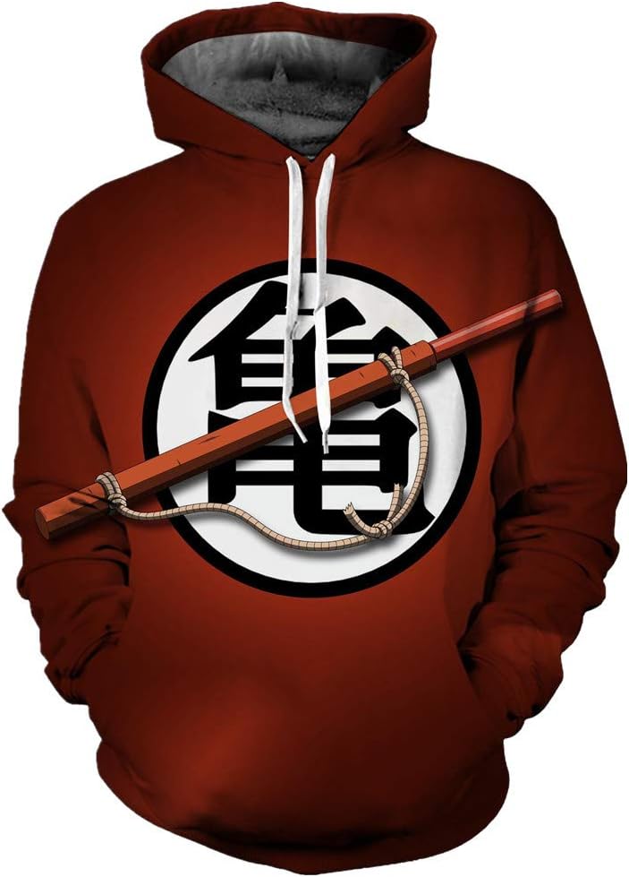 Dragon Ball Pullover Sweatshirts Son Goku Vegeta 3D Hoodies Outerwear Sweatshirt