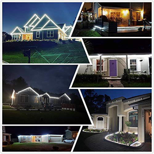 Buyagn 150ft Rope Lights Outdoor, Waterproof Rope Lights Outdoor,LED