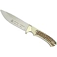 PUMA SGB Teton POM Commando Stag Hunting Knife with Leather Sheath