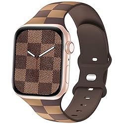 Luxury Checkered Designer Bands Compatible with